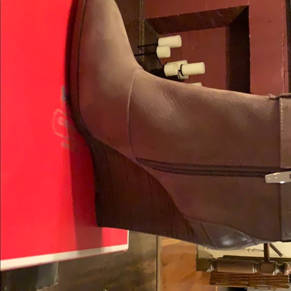Coach wedge boot never worn - Picture 1 of 1